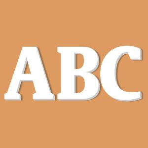 Betűk és számok - Oranda - vastagság: 0,8 cm