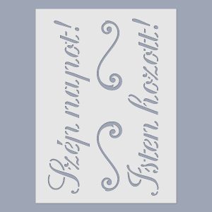 Stencil - Szép napot!