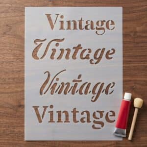 Stencil - Vintage