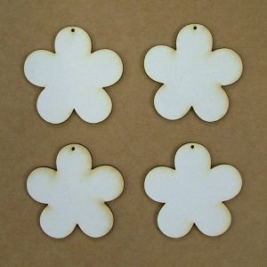 Chipboard - virág (5 cm)