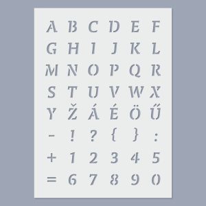 Stencil - ABC 12mm