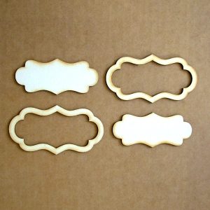 Chipboard - címke+keret (7 cm)