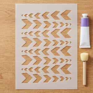 Stencil - Crazy Arrows