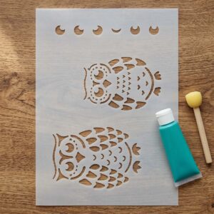 Stencil - Owls