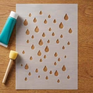 Stencil - Rain