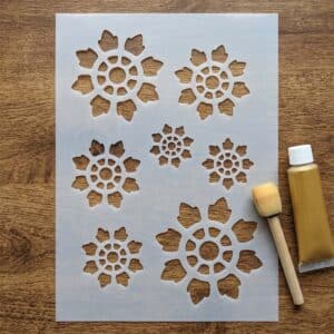 Stencil - Rose windows