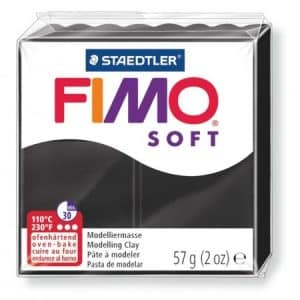 FIMO SOFT - süthető gyurma, 57g - fekete