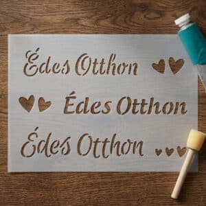 Stencil - Édes otthon 03