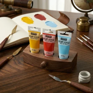 Pentart krémes akrilfesték 60 ml-es tégelyes kiszerelésben sűrű vajpuha állagú magas pigmenttartalmú matt vízbázisú művészfesték stencilezéshez és fa festéséhez
