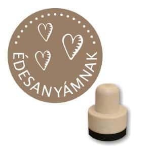 Foam stamp - Édesanyámnak