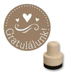 Foam stamp - Gratulálunk!