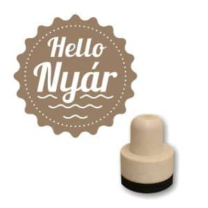 Foam stamp - Hello Nyár
