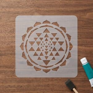 Media Stencil no.043 - Sri Yantra