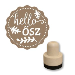 Foam stamp - Hello ősz