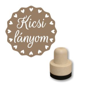 Foam stamp - Kicsi lányom
