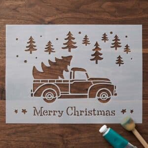 Stencil - Merry Christmas