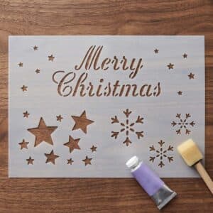 Stencil - Merry Christmas