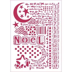 Mix Media Stencil - KSG434