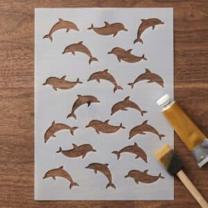 Stencil - Delfin 02