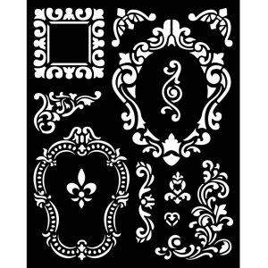 Mix Media Stencil - KSTD092 - Alice Frames