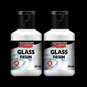 Szuper Üveggyanta, 1:1 szett, 2x40 ml