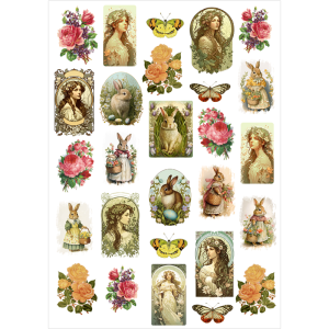 Rizspapir - A4 - FPR-K110 - Vintage Húsvét