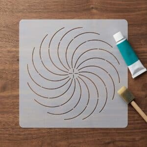 Media Stencil M30 no.019 - Mandala pontozó sablon