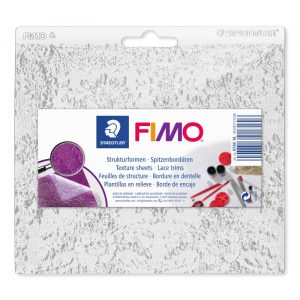 FIMO Texturáló lap - 15,5x16,5 cm - Csipke
