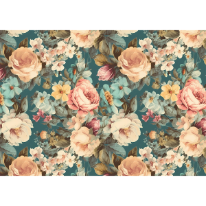 Rizspapír - A3 - FPR-A3005 - Vintage virágok