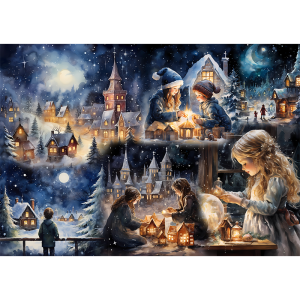 Rizspapír - A3 - FPR-A3007 - Téli mese