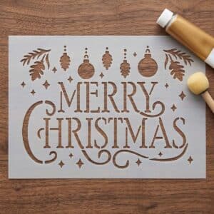 Stencil - Merry Christmas