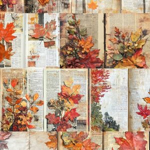 Rizspapír - A4 - FPR-0451 - Őszi patchwork