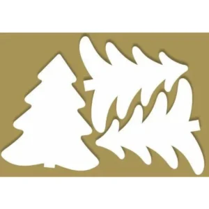 Styrofoam Figure Set, 6-12cm - Fir Tree, assorted